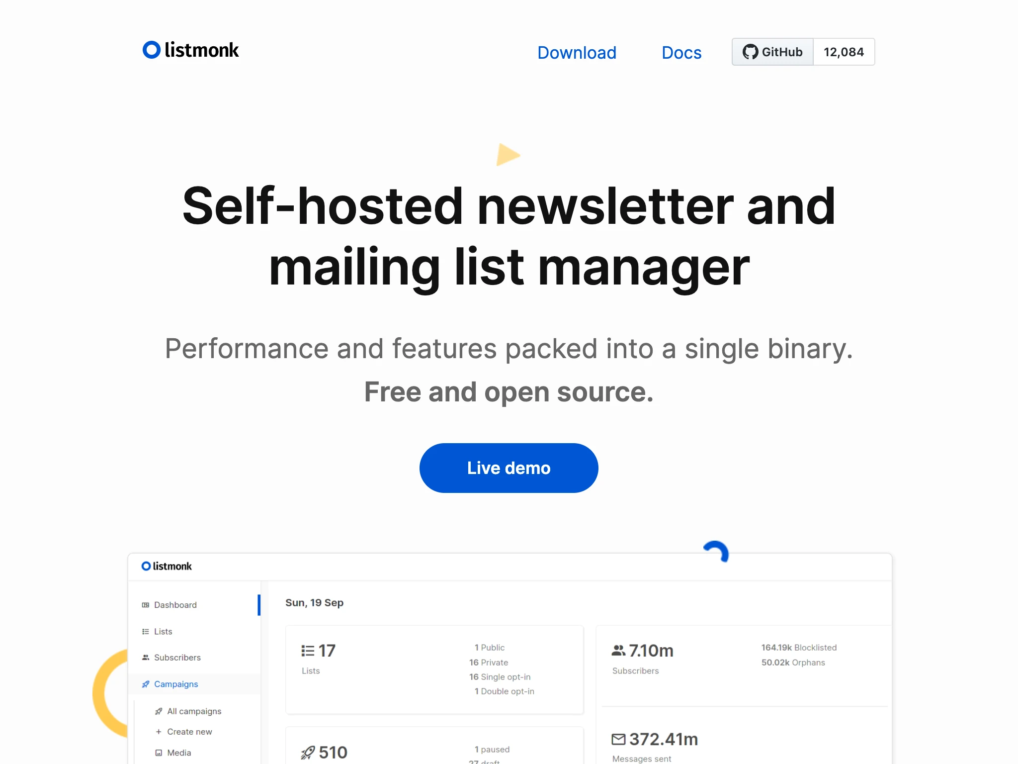 listmonk er en åpen kildekode-e-post server for Linux.